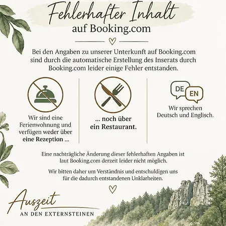 Auszeit An Den Externsteinen - Pool&private Terrasse